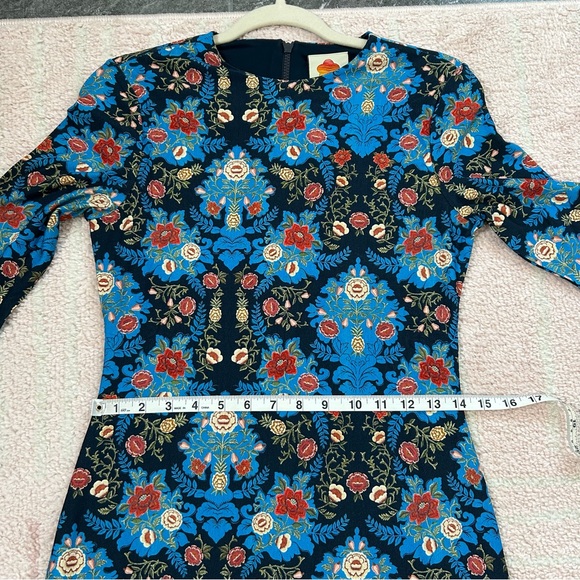 NWT Farm Rio Arabesque Floral Jersey Midi-Dress Size Small - Picture 13 of 16